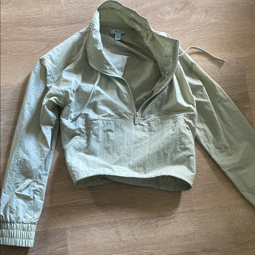Women's light green jacket